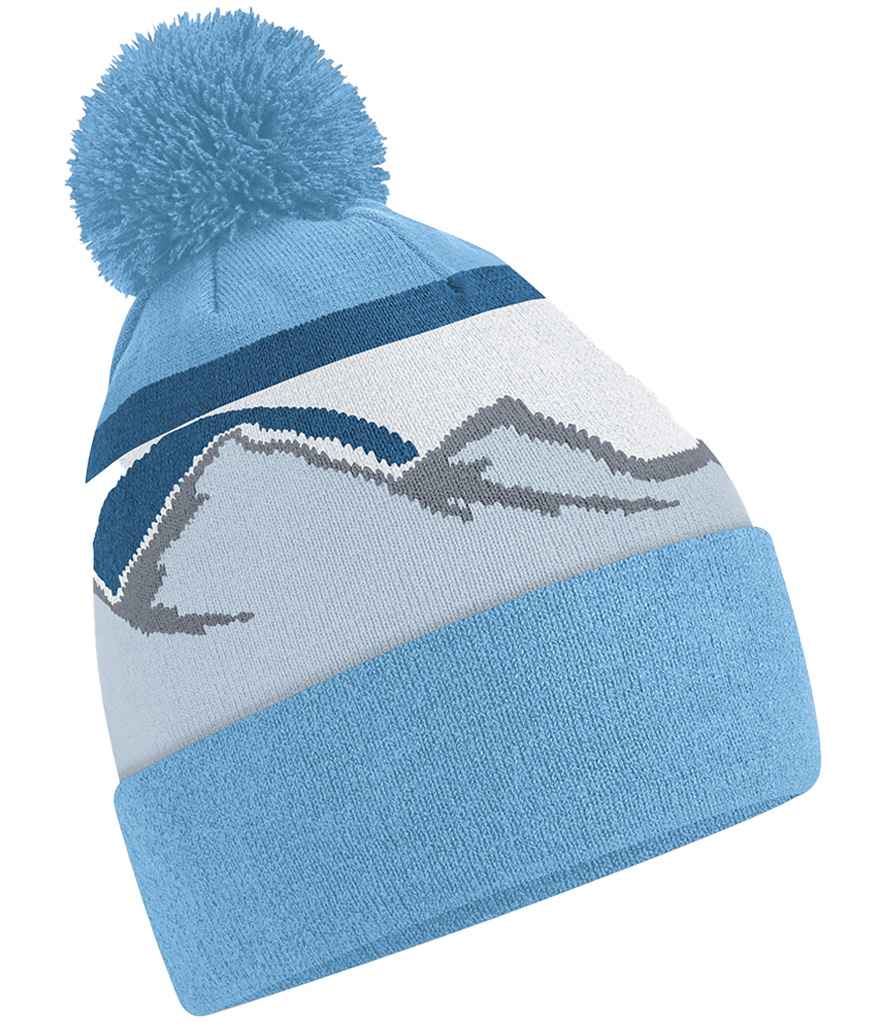Beechfield - Mountain Peaks Pom Pom Beanie