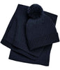 Beechfield - Knitted Scarf and Beanie Gift Set