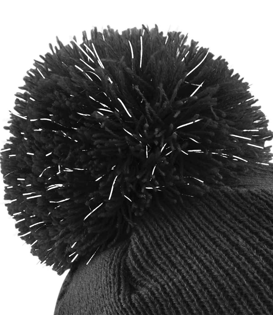 Beechfield - Kids Reflective Bobble Beanie