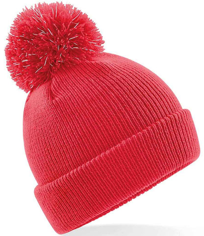 Beechfield - Kids Reflective Bobble Beanie - BB406B BRE ONE