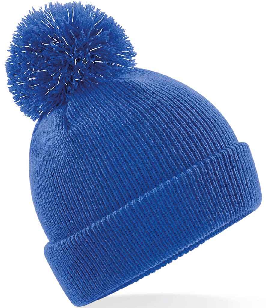 Beechfield - Kids Reflective Bobble Beanie - BB406B BLK ONE