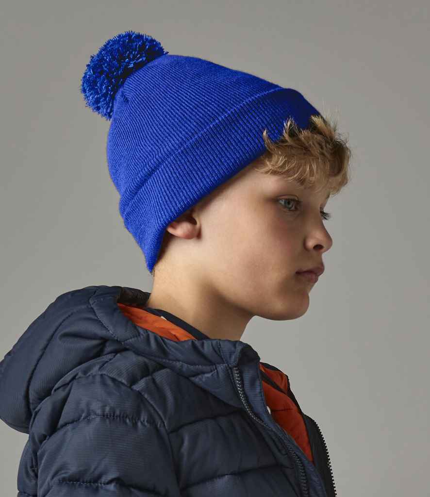 Beechfield - Kids Original Pom Pom Beanie - BB426B BRO ONE