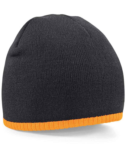 Beechfield - Two Tone Pull-On Beanie - BB44C B/FLO ONE