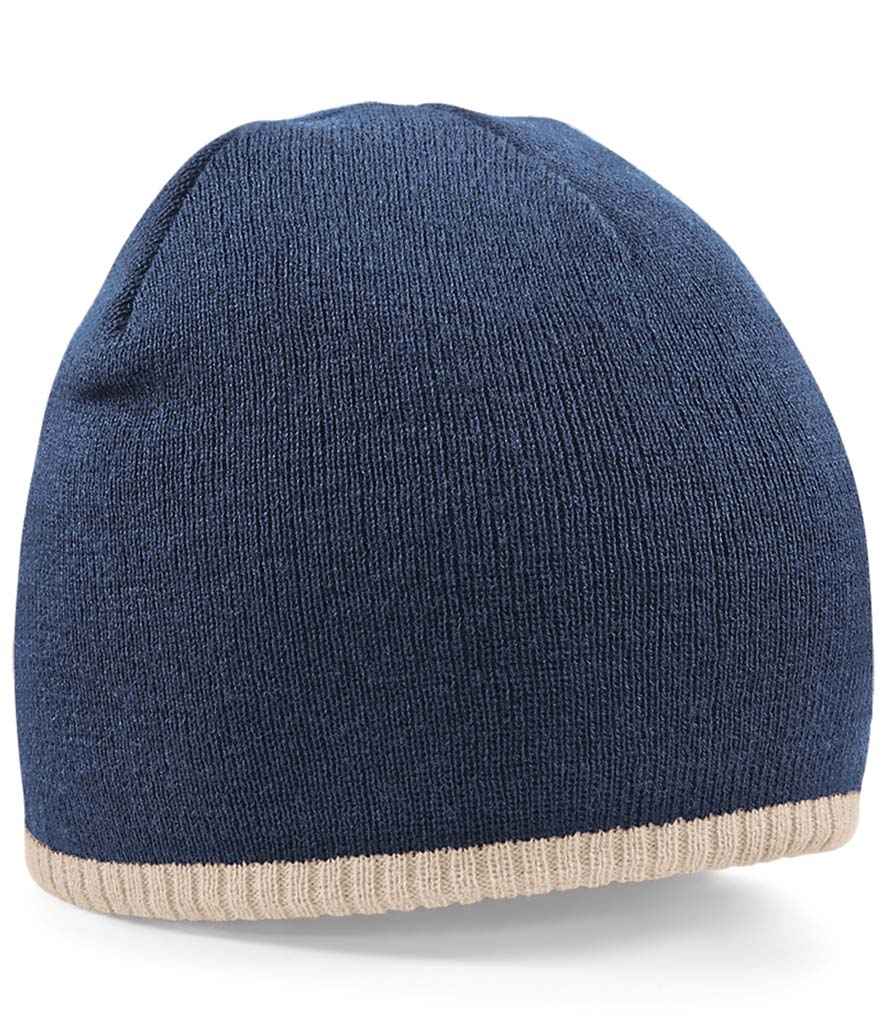 Beechfield - Two Tone Pull-On Beanie - BB44C NV/ST ONE