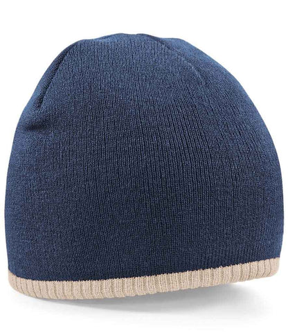 Beechfield - Two Tone Pull-On Beanie - BB44C NV/ST ONE