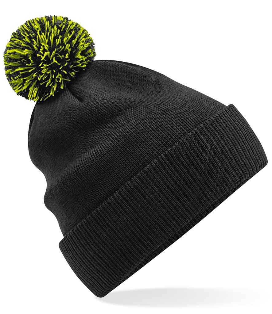 Beechfield - Snowstar® Beanie - BB450 BK/LM ONE