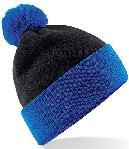 Beechfield - Snowstar® Two Tone Beanie - BB451 BK/RY ONE