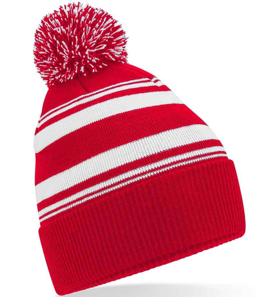 Beechfield - Striped Fan Beanie - Pierre Francis