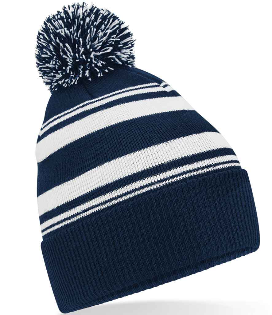 Beechfield - Striped Fan Beanie - Pierre Francis