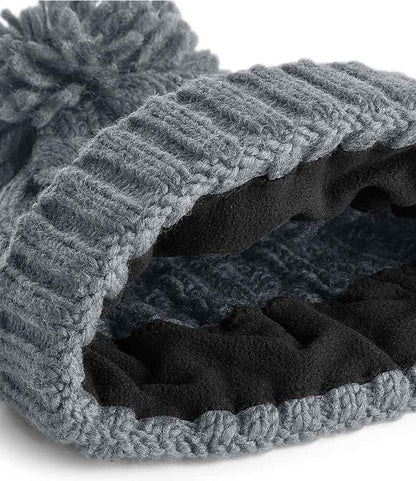 Beechfield - Cable Knit Melange Beanie - Pierre Francis