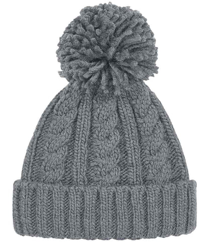 Beechfield - Cable Knit Melange Beanie - Pierre Francis