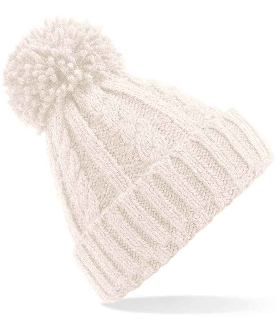 Beechfield - Cable Knit Melange Beanie - BB480 OAT ONE