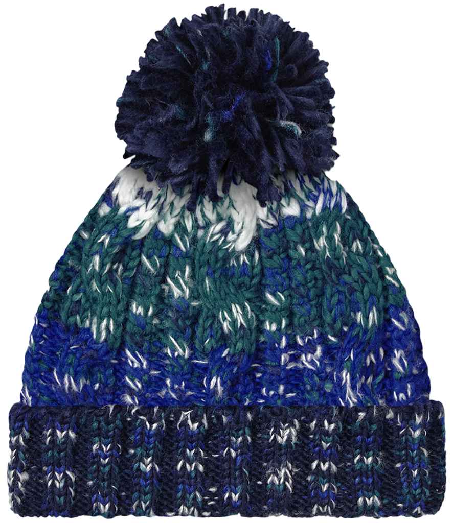 Beechfield - Corkscrew Pom Pom Beanie - Pierre Francis