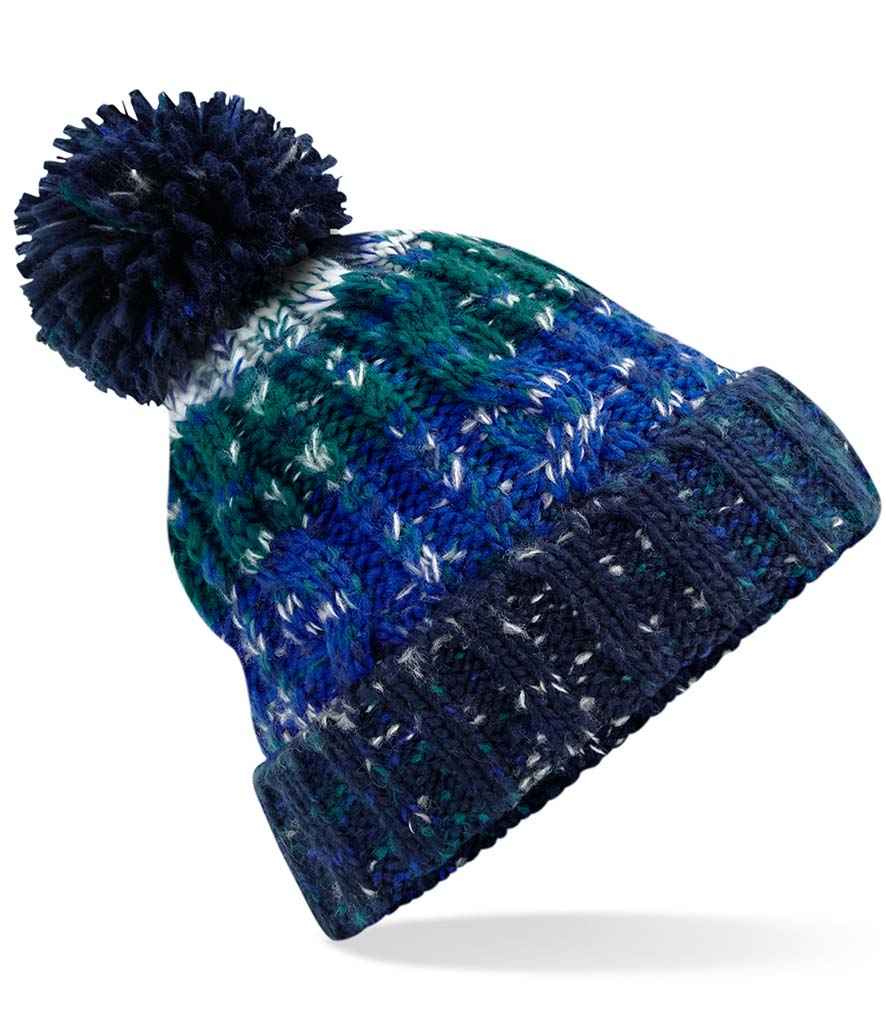 Beechfield - Corkscrew Pom Pom Beanie - BB486 APB ONE