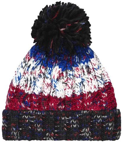 Beechfield - Corkscrew Pom Pom Beanie - Pierre Francis