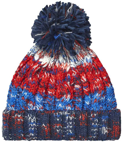 Beechfield - Corkscrew Pom Pom Beanie - Pierre Francis