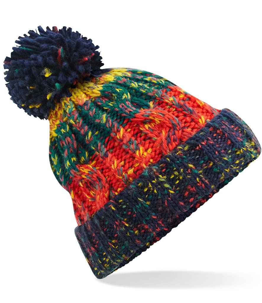 Beechfield - Corkscrew Pom Pom Beanie - BB486 CKC ONE