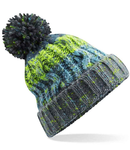 Beechfield - Corkscrew Pom Pom Beanie - BB486 ETG ONE