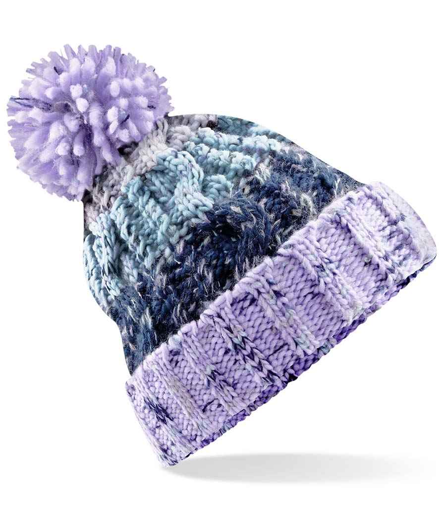 Beechfield - Corkscrew Pom Pom Beanie - BB486 LFZ ONE