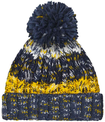 Beechfield - Corkscrew Pom Pom Beanie - Pierre Francis