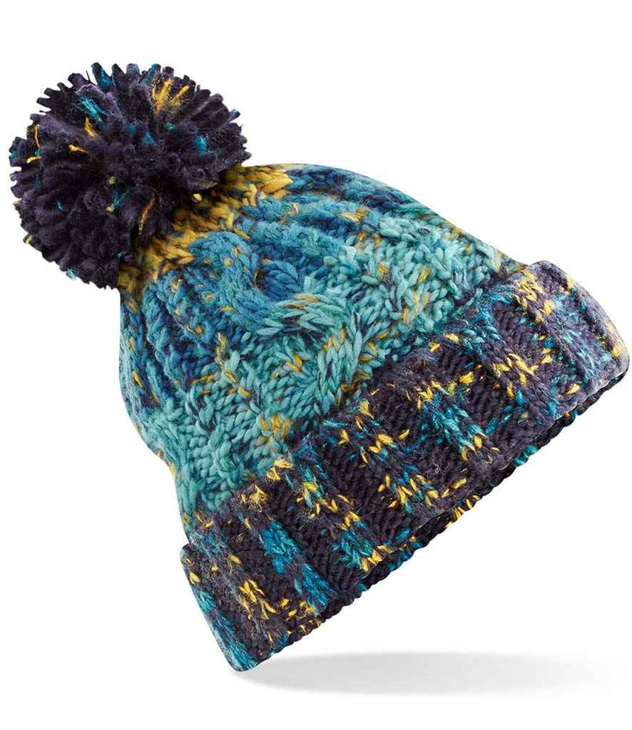 Beechfield - Corkscrew Pom Pom Beanie