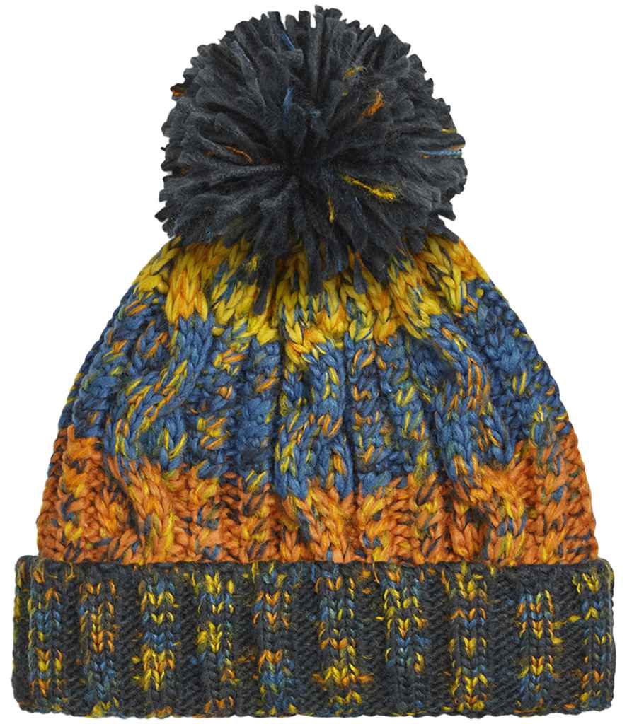Beechfield - Corkscrew Pom Pom Beanie - Pierre Francis