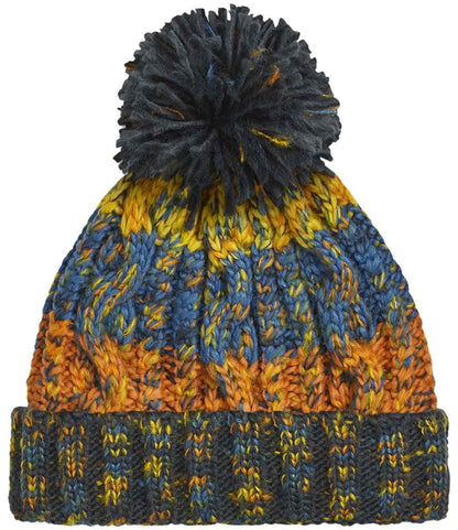 Beechfield - Corkscrew Pom Pom Beanie - Pierre Francis