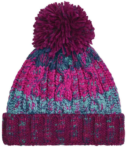 Beechfield - Corkscrew Pom Pom Beanie - Pierre Francis