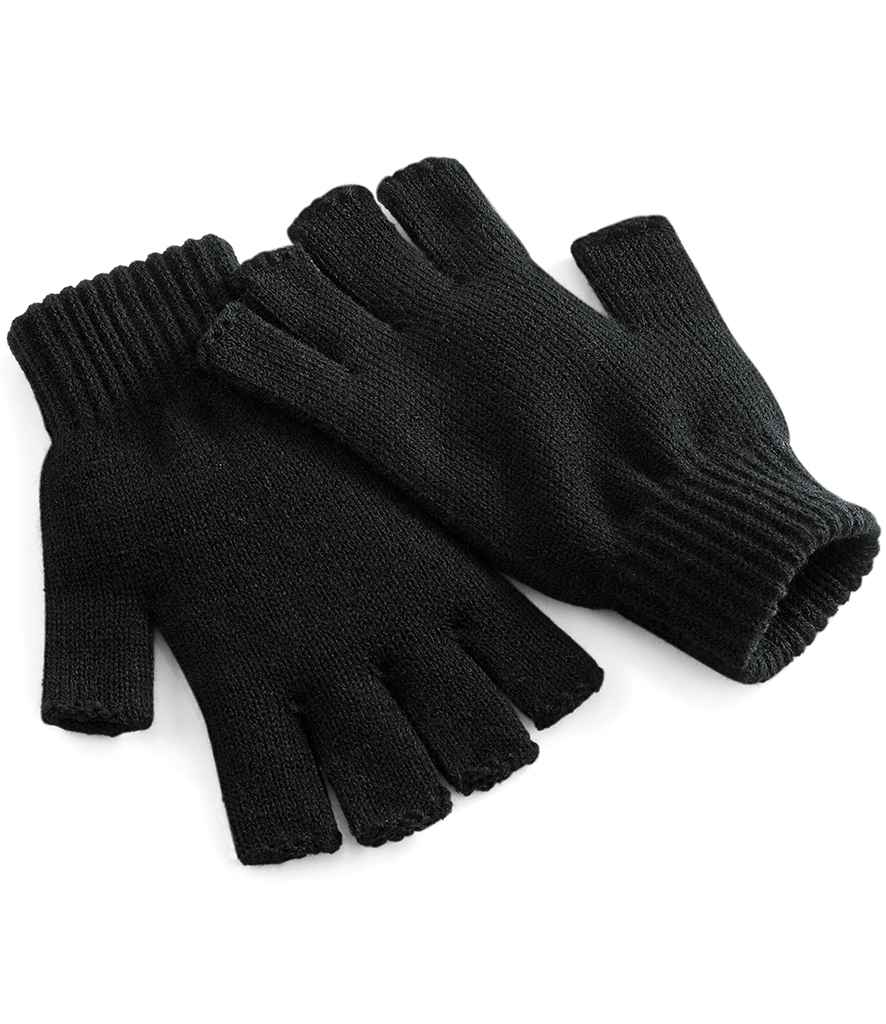 Beechfield - Fingerless Gloves - BB491 BLK S/M