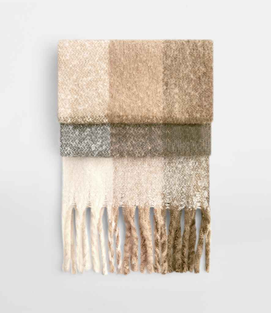 Beechfield - Fluffy Check Scarf - Pierre Francis