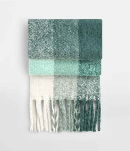 Beechfield - Fluffy Check Scarf