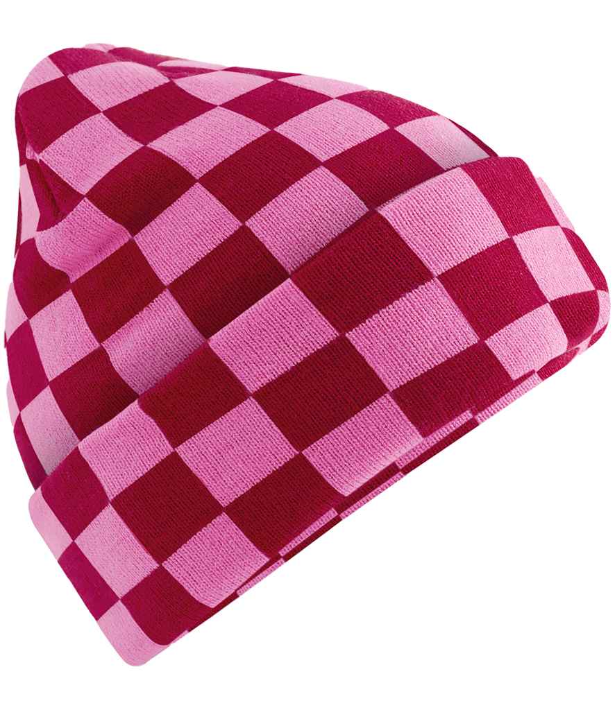 Beechfield - Checkerboard Beanie - BB531 BI/AL ONE