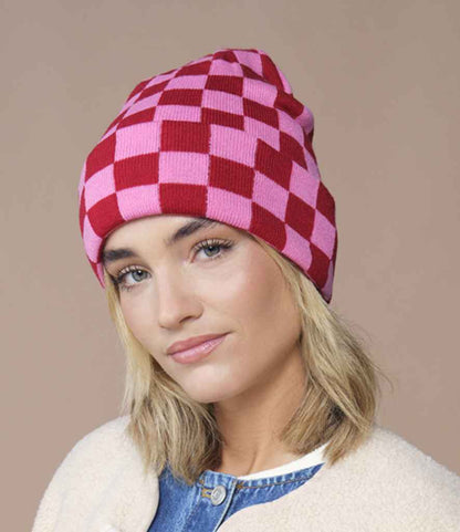 Beechfield - Checkerboard Beanie - BB531 CS/TP ONE