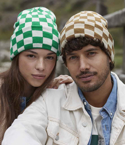 Beechfield - Checkerboard Beanie