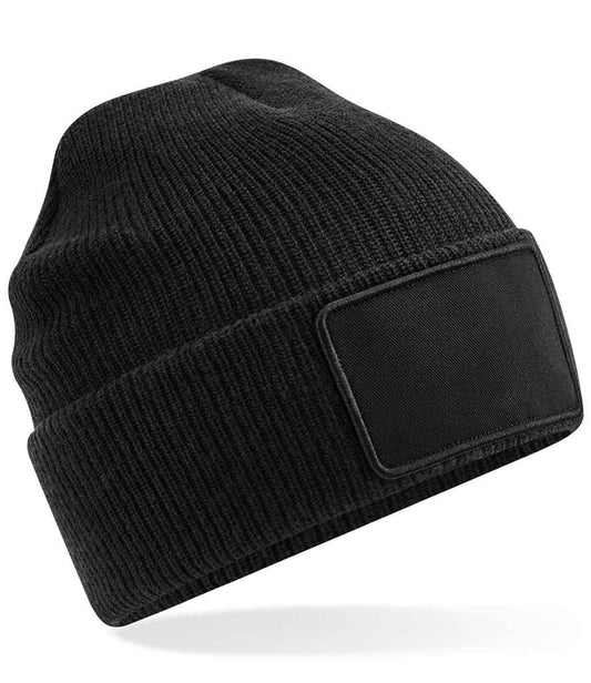 Beechfield - Removable Patch Thinsulate™ Beanie - BB540 BLK ONE