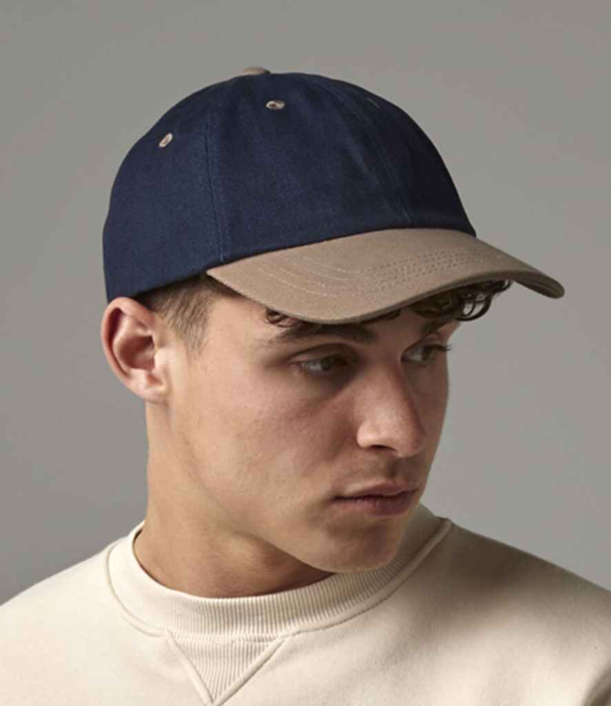 Beechfield - Heavy Brushed Low Profile Cap - BB57 NV/TP ONE