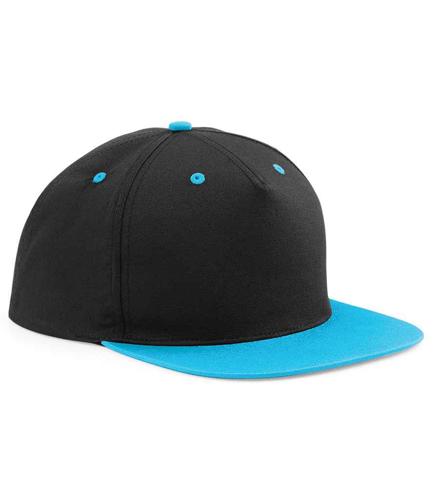 Beechfield - 5 Panel Contrast Snapback - BB610C BK/SB ONE