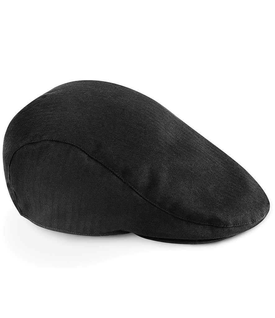 Beechfield - Vintage Flat Cap - BB626 BLK S/M
