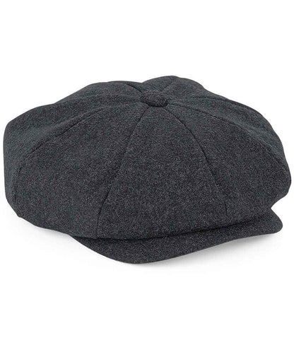 Beechfield - Melton Wool Baker Boy Cap - BB629 CHM S/M