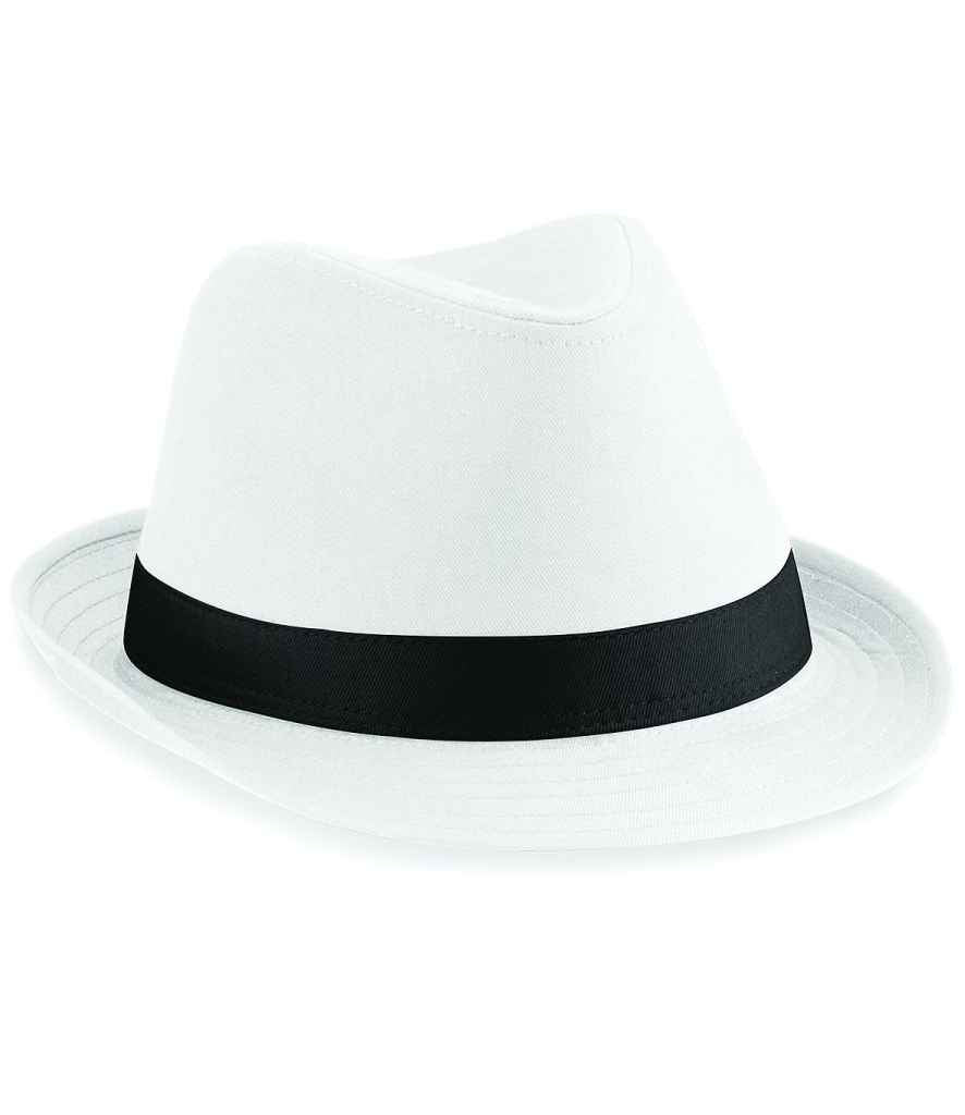 Beechfield - Fedora - BB630 WH/BK S/M