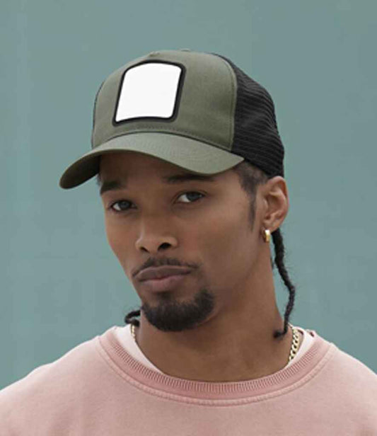 Beechfield - Appliqué Patch 5 Panel Trucker Cap