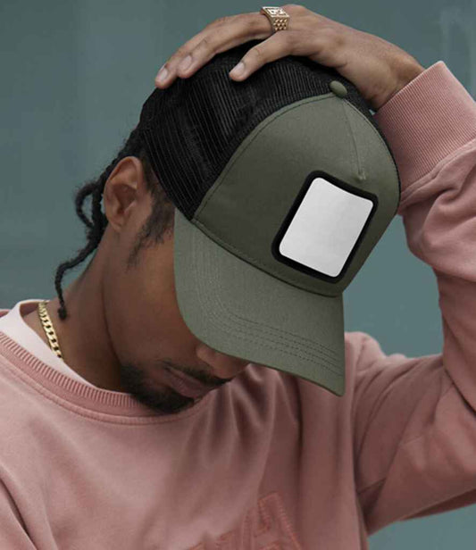 Beechfield - Appliqué Patch 5 Panel Trucker Cap - Pierre Francis