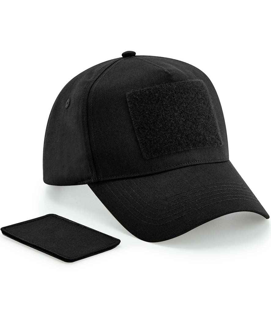 Beechfield - Removable Patch 5 Panel Cap - BB638 BLK ONE