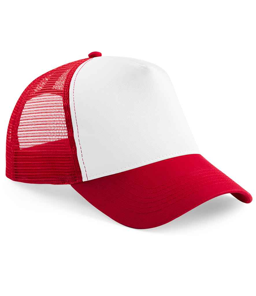 Beechfield - Kids Snapback Trucker Cap - BB640B CS/WH ONE