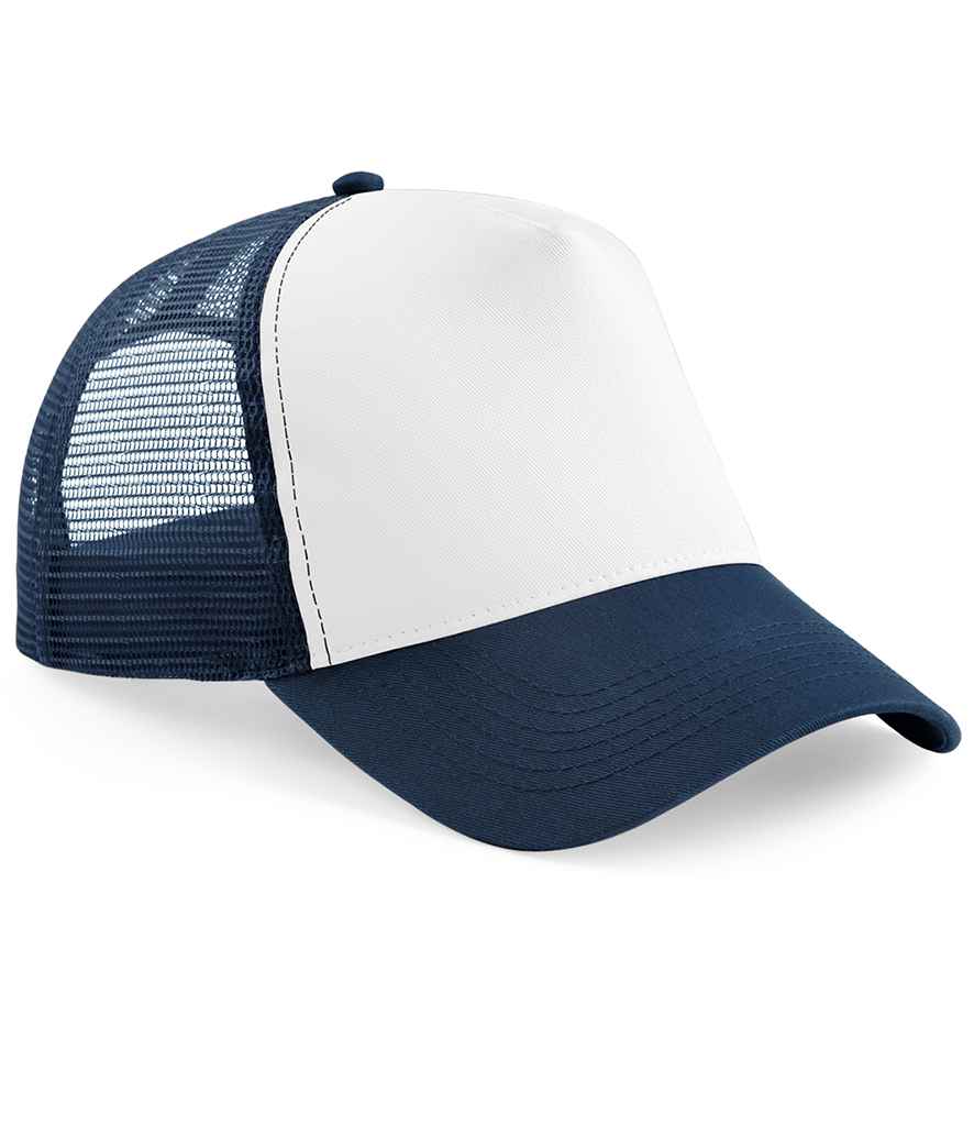 Beechfield - Kids Snapback Trucker Cap - BB640B BK/BK ONE