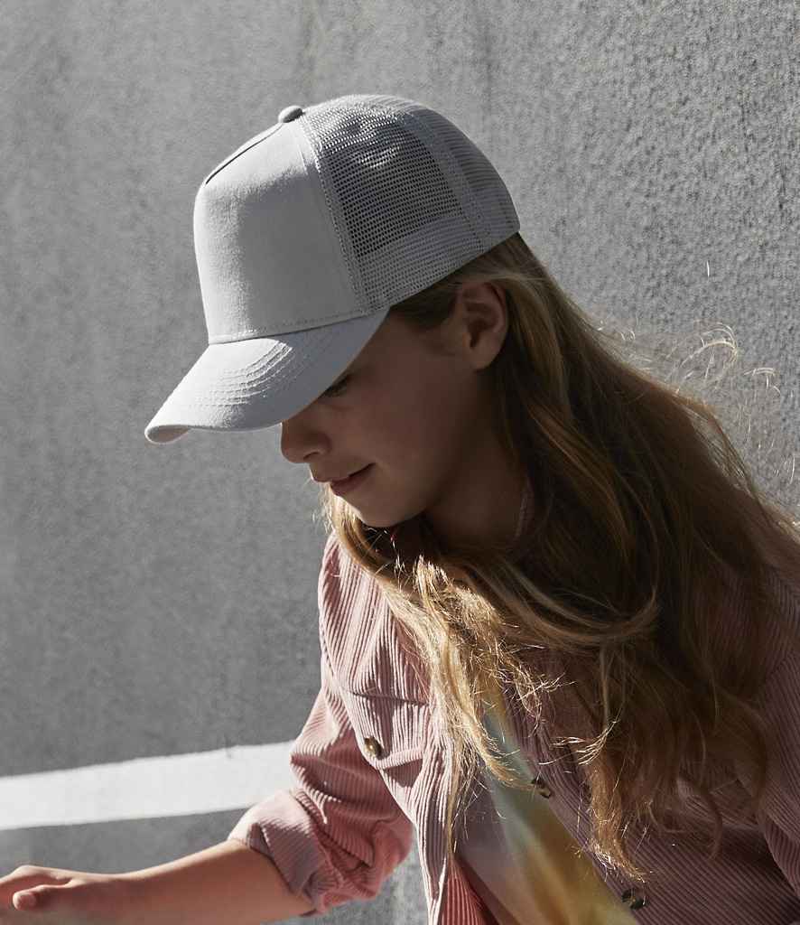 Beechfield - Kids Snapback Trucker Cap - BB640B LG/LG ONE