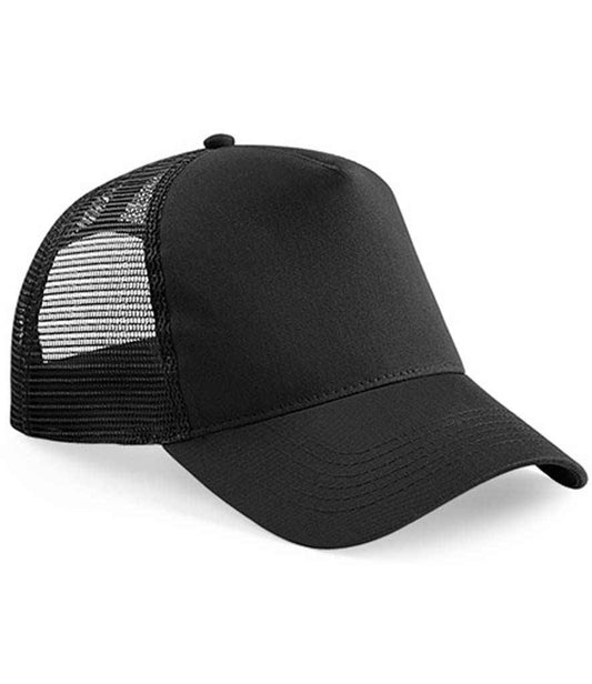 Beechfield - Snapback Trucker Cap - BB640 BK/BK ONE