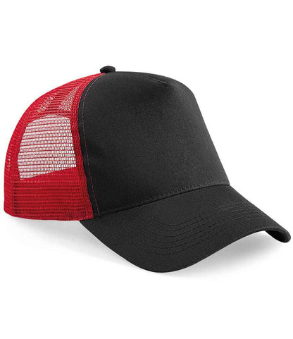 Beechfield - Snapback Trucker Cap - BB640 BK/BK ONE