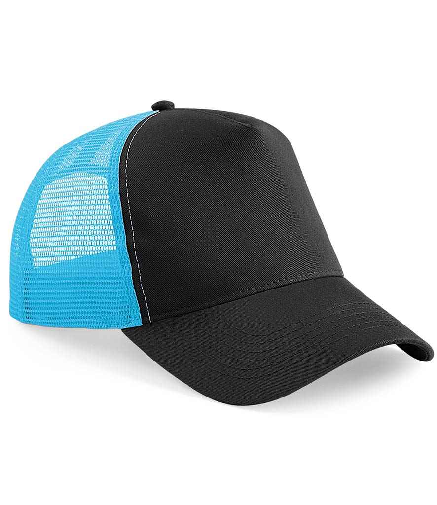 Beechfield - Snapback Trucker Cap - BB640 BK/SB ONE