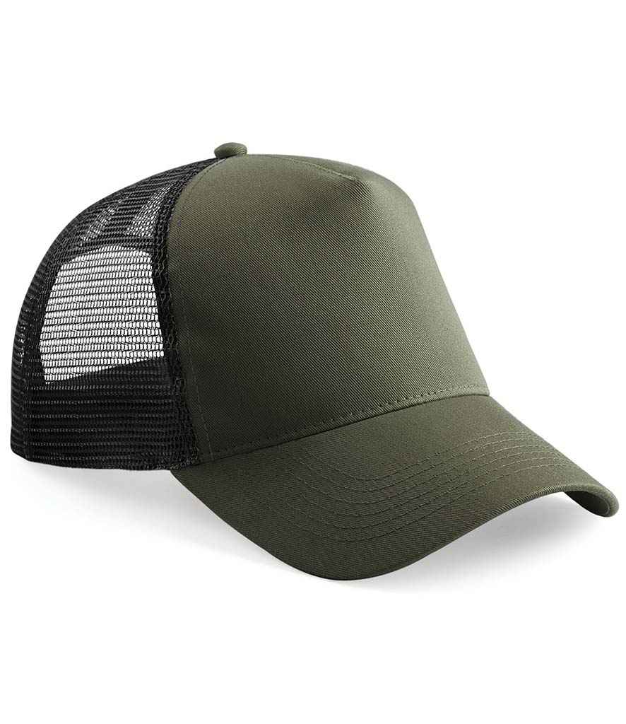 Beechfield - Snapback Trucker Cap - BB640 OL/BK ONE